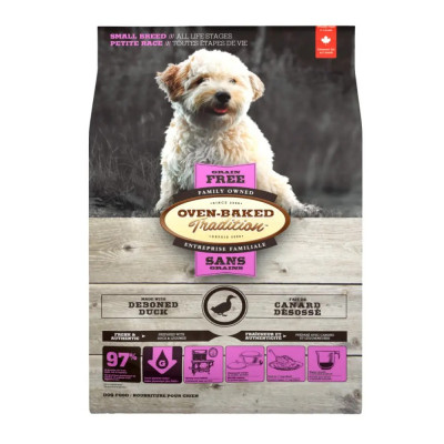 Сухой корм Oven-Baked Tradition Dog Small Breed Grain Free 2,27 кг - утка