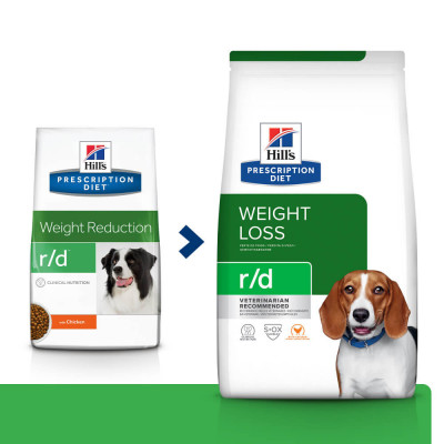 Сухий корм для собак Hill's Prescription Diet r/d 10 кг - курка Сухий корм для собак Hill's Prescription Diet r/d 10 кг - курка
