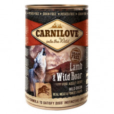 Вологий корм для собак Carnilove Lamb & Wild Boar 400 г (ягня та кабан)