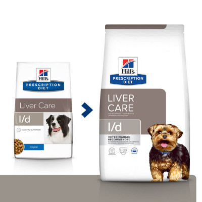 Сухий корм для собак, при захворюваннях печінки Hills Prescription Diet Canine l/d 2 кг (домашня птиця) Сухий корм для собак, при захворюваннях печінки Hills Prescription Diet Canine l/d 2 кг (домашня птиця)
