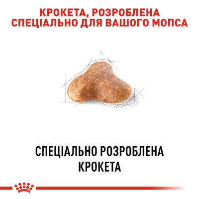 Сухий корм для дорослих собак породи мопс Royal Canin Pug Adult 3 кг (домашня птиця) Сухий корм для дорослих собак породи мопс Royal Canin Pug Adult 3 кг (домашня птиця)