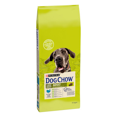 Сухий корм для дорослих собак великих порід Dog Chow Adult Large Breed Turkey 14 кг (індичка)