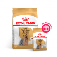 Сухий корм для дорослих собак породи йоркширський тер'єр Royal Canin Yorkshire Terrier Adult 1,5 кг + 500 г (домашня птиця)
