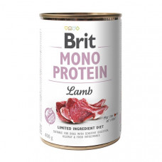 Вологий корм для собак Brit Mono Protein Lamb 400 г (ягня)