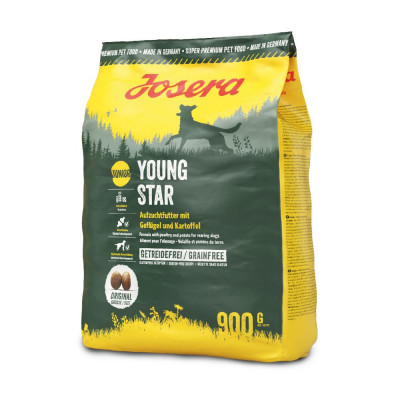 Сухий корм для підростаючих собак Josera YoungStar 900 г (птах і картопля)