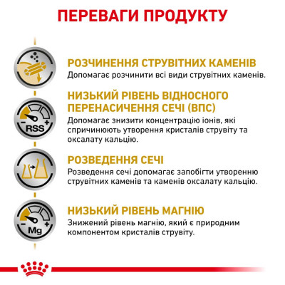 Сухий корм для собак, при захворюваннях сечовивідних шляхів Royal Canin Urinary S/O, 2 кг (домашня птиця) Сухий корм для собак, при захворюваннях сечовивідних шляхів Royal Canin Urinary S/O, 2 кг (домашня птиця)
