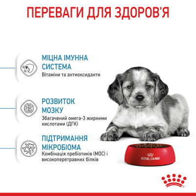 Сухий корм для цуценят середніх порід Royal Canin Medium Puppy 15 кг (домашня птиця) Сухий корм для цуценят середніх порід Royal Canin Medium Puppy 15 кг (домашня птиця)