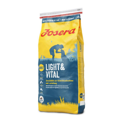 Сухий дієтичний корм для дорослих собак Josera Light & Vital 15 кг (домашній птах)