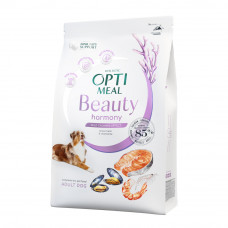 Сухий корм для собак усіх порід Optimeal Beauty Harmony із заспокійливим ефектом 1,5 кг (морепродукти)