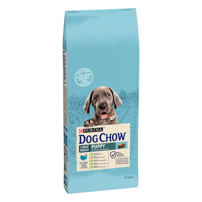 Сухий корм для цуценят та молодих собак великих порід Dog Chow Puppy Large Breed Turkey 14 кг (індичка) Сухий корм для цуценят та молодих собак великих порід Dog Chow Puppy Large Breed Turkey 14 кг (індичка)