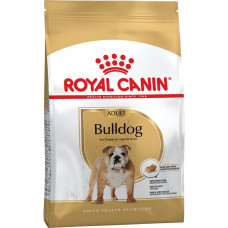 Корм сухий для дорослих собак малих порід Royal Canin Bulldog Adult 12 кг (домашня птиця)