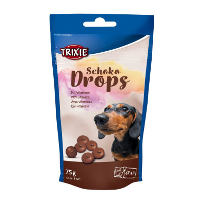 Ласощі для собак Trixie «Chocolate Drops» 75 г (шоколад)