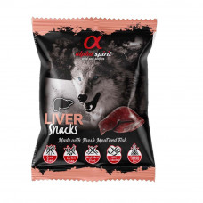 Ласощі для собак Alpha Spirit Dog Snacks Liver, 50 г