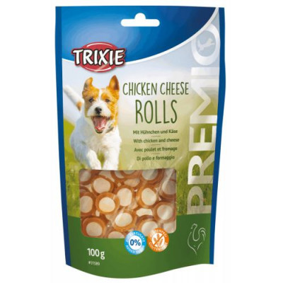 Ласощі для собак Trixie PREMIO Chicken Cheese Roll, 100 г (курка)