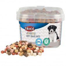 Вітамінізовані ласощі для цуценят Trixie Junior Soft Snack Dots з Омега-3 і Омега-6, 140 г (курка та лосось)