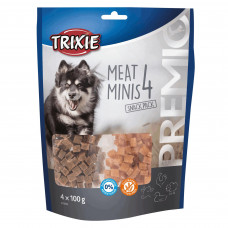 Ласощі для собак Trixie PREMIO Meat Minis 4 x 100 г (курка, качка, яловичина, баранина)