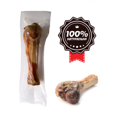 Ласощі для собак Alpha Spirit Ham Bone Half, 12 см