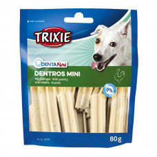 Ласощі для собак Trixie Denta Fun Dentros Mini 80 г (домашня птиця)