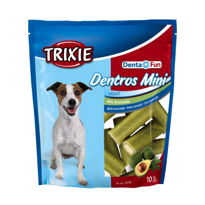 Ласощі для собак Trixie Denta Fun Dentros Mini 140 г (авокадо)