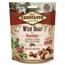 Ласощі для собак Carnilove Wild Boar with Rosehips 200 г (для швидкого відновлення)
