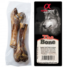 Ласощі для собак Alpha Spirit Ham Bones Two Half, 15 см / 2 шт