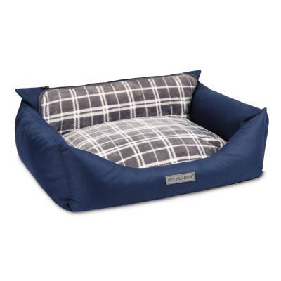 Лежак Pet Fashion «Prime» 66 x 52 x 24 см (синій) - dgs