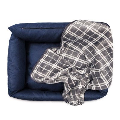 Лежак Pet Fashion «Prime» 66 x 52 x 24 см (синій) - dgs