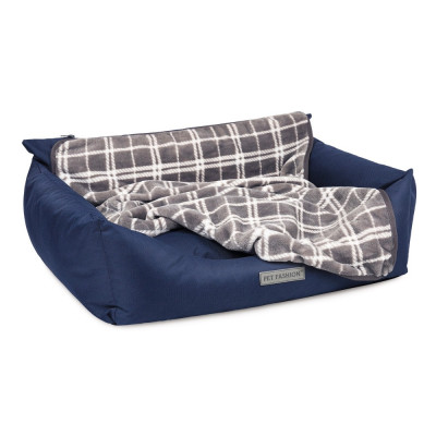 Лежак Pet Fashion «Prime» 66 x 52 x 24 см (синій) - dgs