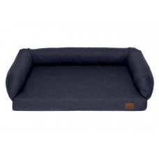 Лежак-софа Noble Pet London 80 х 60 х 24 см (синій)