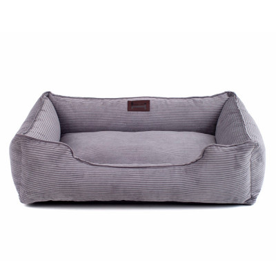 Лежак для собак Harley and Cho «Dreamer Gray» velvet розмір M 70 х 50 см (сірий) - dgs