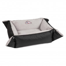 Лежак Pet Fashion «Simon» 52 x 42 x 18 см (чорно-білий) - dgs