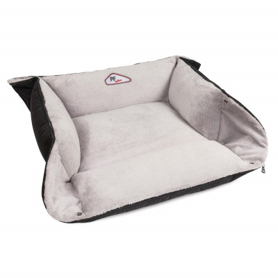Лежак Pet Fashion «Simon» 66 x 54 x 20 см (чорно-білий) - dgs