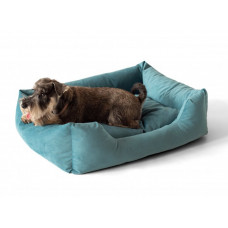 Лежак Noble Pet Dominic 55 х 45 х 18 см (бірюзовий)