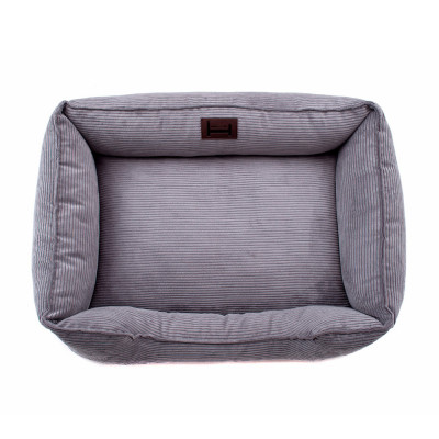 Лежак для собак Harley and Cho «Dreamer Gray» velvet розмір S 60 x 45 см (сірий) - dgs