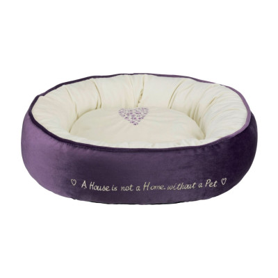 Лежак Trixie «Pet's Home» d=50 см (фіолетовий) - dgs