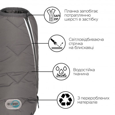 Жилет для собак Pet Fashion E.Vest XS-2 (сірий) Жилет для собак Pet Fashion E.Vest XS-2 (сірий)