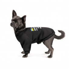 Товстівка для собак Pet Fashion I am Ukrainian XS-2 (чорна)