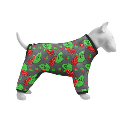 Дощовик для собак WAUDOG Clothes малюнок «Калина» S 30