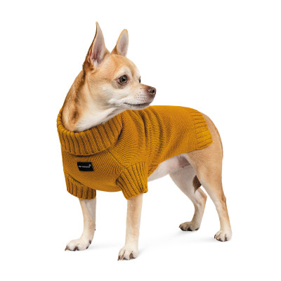 Светр для собак Pet Fashion «Fluff» M (гірчичний)