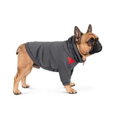 Худі для собак Pet Fashion «Snoodie» S-M (сірий) Худі для собак Pet Fashion «Snoodie» S-M (сірий)