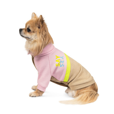 Товстівка для собак Pet Fashion «Daisy» M (рожева/бежева)