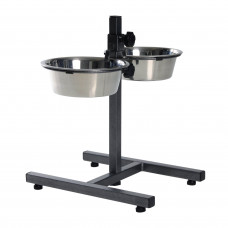 Стойка с мисками для собак Trixie 2 x 1,8 л / 20 см, h=40 см