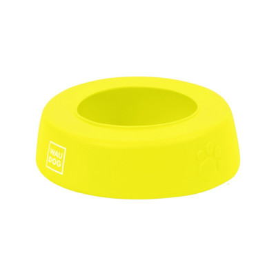 Миска-непроливайка WAUDOG Silicone 750 мл (жовта)
