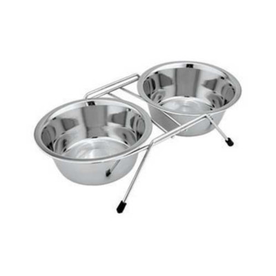Миски на металлической подставке Swastik Industries 2 х 240 мл