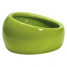 Миска керамічна Living World «Ergonomic Dish» 420 мл / 13,5 см (зелена) - dgs