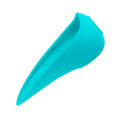 Поїлка-насадка на пляшку WAUDOG Silicone 16,5 х 9 см (блакитна)