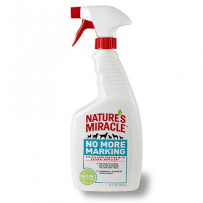 Спрей Nature's Miracle «Stain & Odor Remover. No More Marking» для удаления пятен и запахов от собак, и против повторных меток 709 мл