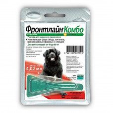 Краплі для собак Boehringer Ingelheim (Merial) «Frontline Combo» спот-он, XL 1 піпетка, 40-60 кг (від зовнішніх паразитів)