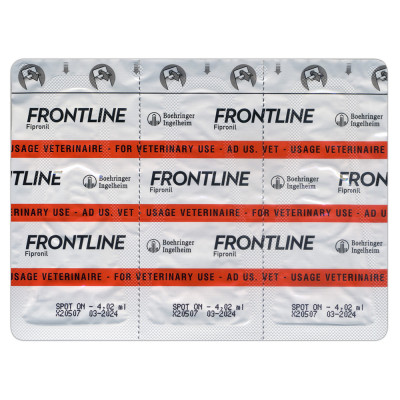 Краплі для собак Boehringer Ingelheim (Merial) «Frontline Combo» спот-он, XL 3 піпетки, 40-60 кг (від зовнішніх паразитів) Краплі для собак Boehringer Ingelheim (Merial) «Frontline Combo» спот-он, XL 3 піпетки, 40-60 кг (від зовнішніх паразитів)