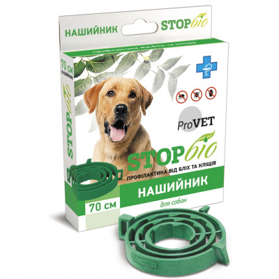 Нашийник для собак ProVET «STOP-Біо» 70 см (від зовнішніх паразитів)